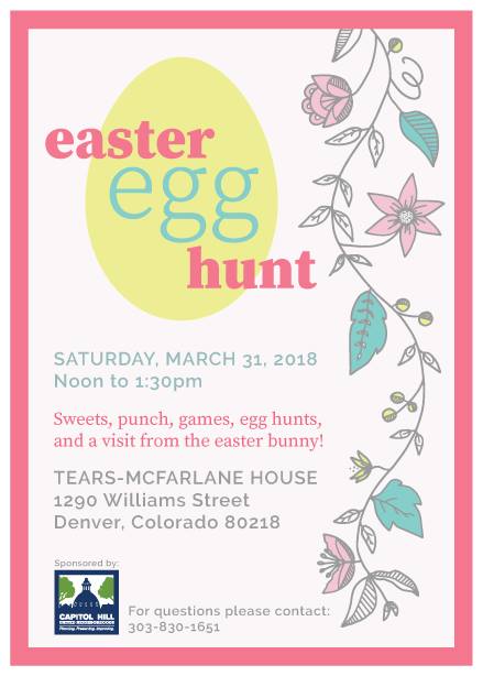 12c9c9fb5c56f9d6e8c86a389f5fc0af Bluebird District on Colfax Avenue 26th Annual Easter Egg Hunt