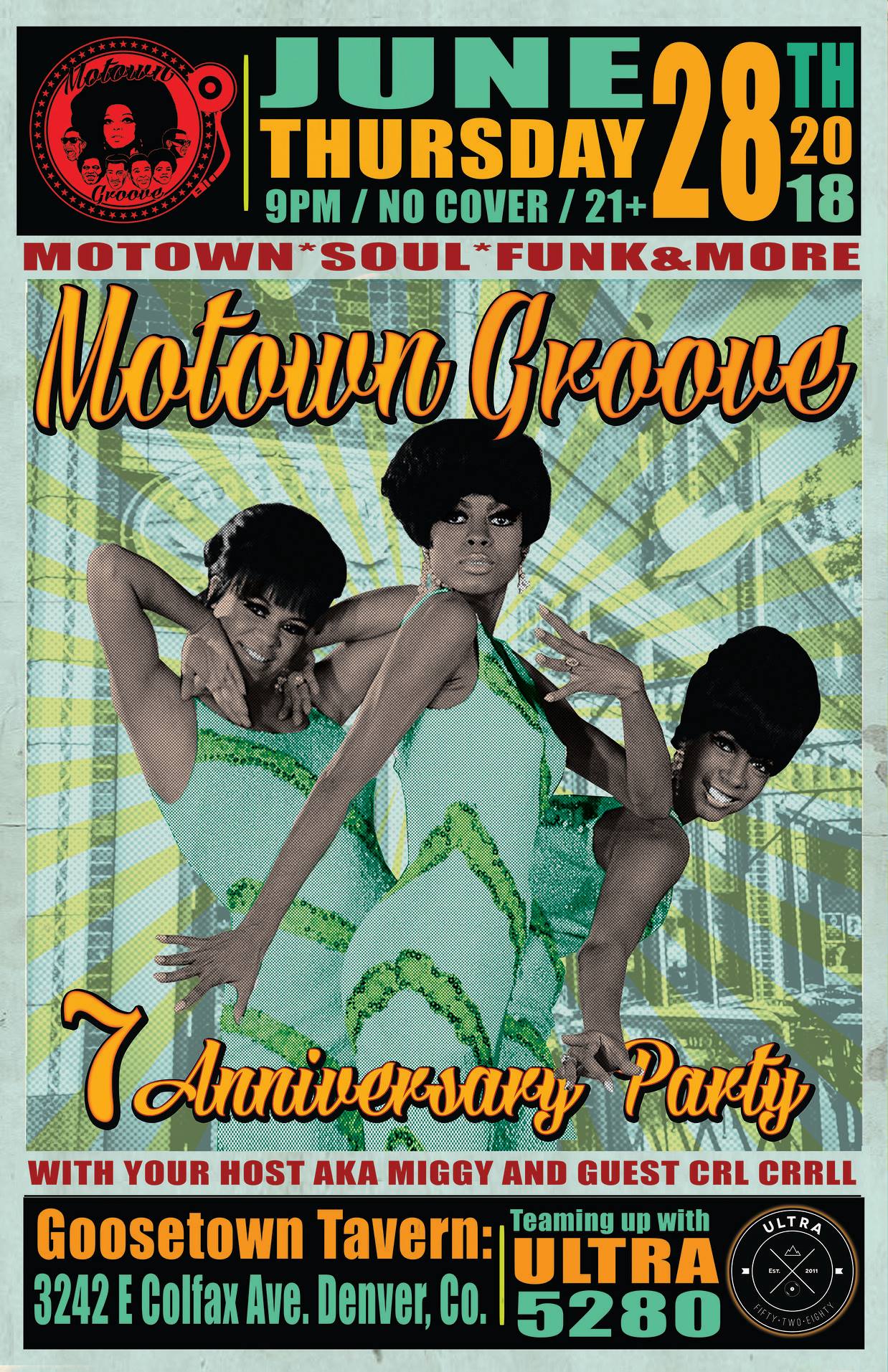 35521034_2076381859296129_2412793991306149888_o-1 Bluebird District on Colfax Avenue Motown Groove 7yr Anniversary party Teaming Up With Ultra5280 at Goosetown Tavern