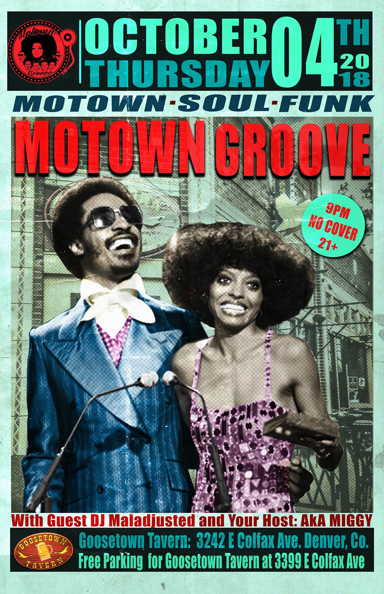 42959619_2169133776687603_2241401294134706176_o-1 Bluebird District on Colfax Avenue This Thursday Motown Groove dance party at Goosetown Tavern  Spinning Motown,Soul,Funk and more