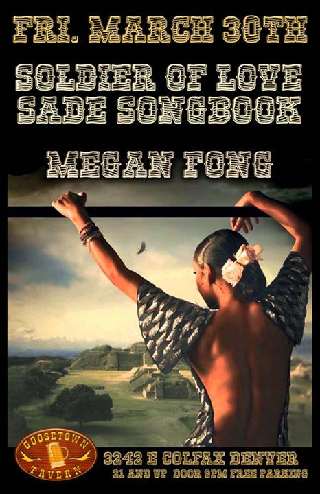 E92a258e071aa74dafea4fa259e4d154 Bluebird District on Colfax Avenue Soldier Of Love - Sade Songbook & Megan Fong